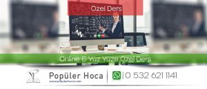 fen bilimleri özel ders