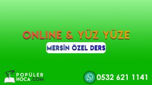 mersin dershaneleri