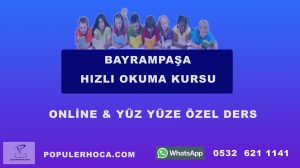 hızlı okuma kursu bayrampaşa