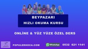 hızlı okuma kursu beypazarı