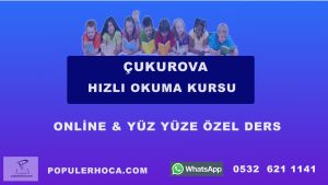 hızlı okuma kursu çukurova