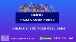 silifke hizli okuma kursu